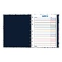 Blueline NotePro Fashion Hard Cover Index Notebook, 7.25" x 9.25", College Ruled, 96 Sheets, Tranquil Blooms (A9C.01)~#|#~56287245-D0B7-4D4B-8F8577047478AB7D_sc7