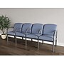 Lesro Weston 4-Seat Tandem Seating, Chambray Light Navy/Pewter (WS4103.WPW-01CHLN)~#|#~5629D684-0936-46C7-B36C21927503B97E_sc7