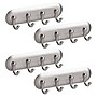 iDESIGN Wall Rack, Brushed Nickel, ABS, 4/Pack (28133M4)~#|#~562CB568-E58B-4748-BF1B285602531720_sc7