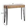 Storied Home Astoria Wooden Console Table, Natural/Black (EC1425)~#|#~562CDE17-D7E5-42F1-88AE4FAC1D044D7B_sc7