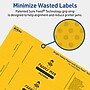 Avery Laser/Inkjet Rectangle Multipurpose Labels, 1" x 7", Bright Yellow, 160/Pack (94225)~#|#~562D15DA-74DE-453A-8BFAB8724585AAB8_sc7