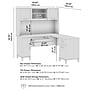 Bush Home Somerset 60" W L Shaped Computer Desk with Hutch, Mocha Cherry (SET002MR)~#|#~5637E46E-72E3-4F62-8056035123B42873_sc7