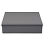 Household Essentials 74.8 Quart Wreath Storage Box with Lid, Fabric, Gray (52582-1)~#|#~5637F19C-0E33-4A8D-88A17DC9713BEC94_sc7