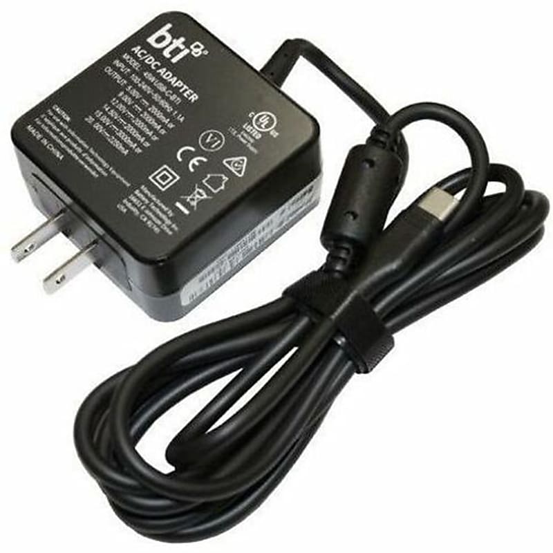 BTI 45W USB-C Laptop Adapter & Charger for Lenovo Laptop, Black (02DL119-BTI) image 1