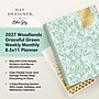 2027 Blue Sky Day Designer 8.5" x 11" Weekly & Monthly Planner, Green/White (161679)~#|#~563B9092-8BE7-451C-A483C3BEFE0AD5A0_sc7