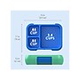 bentgo Pop Bento Box, 4-Compartment, Spring Green/Blue (BGOPOP-SG)~#|#~563C0F35-F21A-4A5D-A4F71A8DB0D7D22D_sc7