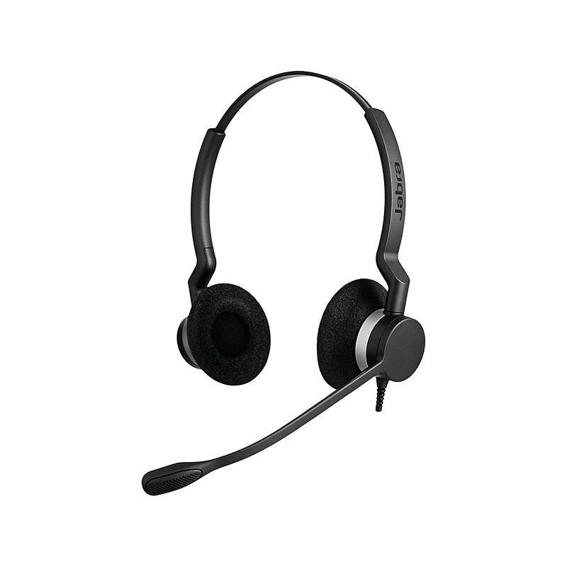 jabra Biz 2300 Noise Canceling Mono Headband, USB-A, Microsoft Skype Certified (2399-823-109) image 1