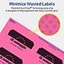 Avery Laser/Inkjet Rectangle Scalloped Multipurpose Labels, 2" x 3", Bright Pink, 640/Box (94267)~#|#~56408A9F-C12C-4C68-BCF1116DB928B24E_sc7