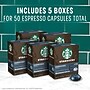 Starbucks Espresso Roast Coffee Nespresso Vertuo Capsules, Dark Roast, 50/Box (117662)~#|#~5640D271-0B8E-472C-BA0693BDBA0B3B5B_sc7