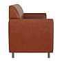 Flash Furniture Hercules Diplomat LeatherSoft Loveseat, Cognac/Chrome Legs (BT8272CGCHR)~#|#~564833DC-B6AA-4FF7-B7EE6F15ACFB50DE_sc7