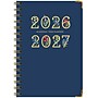 2026-2027 Excello Brands Navy Gold Numbers 5" x 8" Academic Year Weekly & Monthly Planner, Paperboard Cover (RAY27-58FC-85)~#|#~5648C6D0-B0DA-44B8-9DEDD4E903529F80_sc7