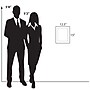 Azar  8.5" x 11" Floating Frame Sign Holder, Wall Mounted, Vertical/Horizontal, Front Loading, Silver Acrylic (105514)~#|#~5649A30D-9427-4F0B-A92F20335791091A_sc7