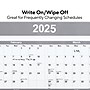 2025 Staples 48" x 32" Dry Erase Wall Calendar, Gray/White (ST58450-24)~#|#~564BDE1D-5639-4D30-9BCF7A2D1BCA7C1A_sc7