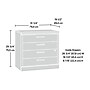 Sauder Aspen Post 2-Drawer Lateral File Cabinet, Letter/Legal Size, Lockable, 30"H x 31"W x 19"D, Prime Oak (427013)~#|#~564E642A-B999-49FE-B0AC72EFAFA3E523_sc7