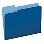 Pendaflex Recycled File Folder, 1/3-Cut Tab, Assorted, Letter Size, Navy, 100/Box (4210 1/3 NAV)~#|#~5653ADDF-6D42-4ED6-BAC29153B0BF0049_sc7