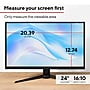 Staples TECH Anti-Glare Privacy Filter for 24" Widescreen Monitor (16:10) (ST62137-CC)~#|#~565F69E4-C372-40A0-BB47D3B1528744D3_sc7