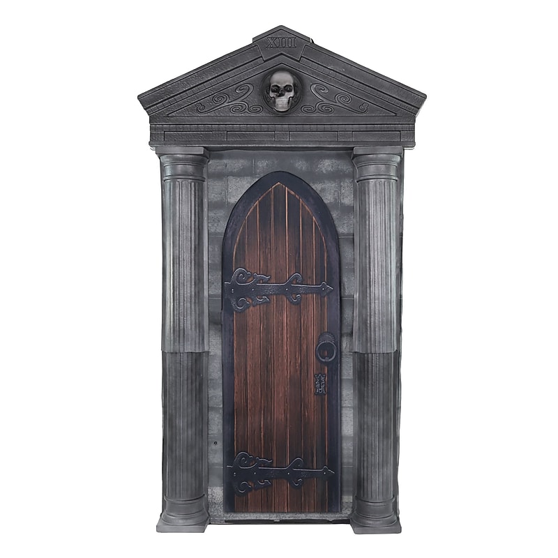 Haunted Hill Farm 6.7 ft. Motion-Activated Mausoleum Halloween Animatronic by Tekky (HHMAUSOLEUM-1FLSA) image 1