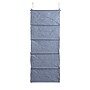 Household Essentials Hanging Cotton Blend and Plastic Closet Shoe Organizer with 10 Storage Compartments, Denim (HE1063)~#|#~566211E1-19B7-4BDB-8B2B8F3C04AFABFC_sc7