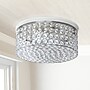 Lalia Home Glam 2 Light 12 Inch Round LED Flush Mount, Chrome (LHM-2003-CH)~#|#~5663BAA1-7C6F-4632-BFF6FF67455CDC7F_sc7