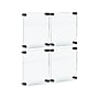 Azar Sign Holder, 11" x 17", Wall Mounted, Black Acrylic, 4/Pack (105508-BLK-4PK)~#|#~566627D3-7A47-4C82-B4732446CA0E56ED_sc7