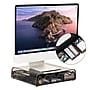 Mind Reader Ventilated Metal Monitor Stand, Up to 22" Monitor, Black (MONMESH-BLK) ~#|#~5666A93B-3147-47ED-80468938FF3FF377_sc7