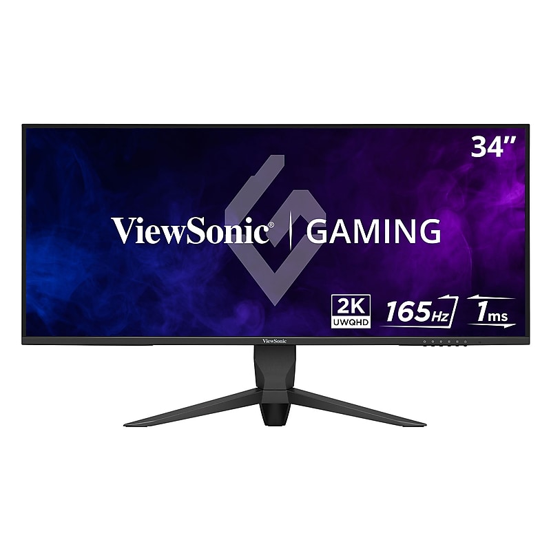 ViewSonic 34" 165Hz LCD Gaming Monitor, Black (VX3418-2K) image 1