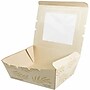 World Centric No Tree 46 oz. Paper Carryout Container, Rectangle, Natural, 200/Carton (WORTONT8W)~#|#~566B7F5D-FC87-47B1-919AB389778BAD82_sc7