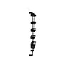 Household Essentials 5-Shelf Plastic Over-the-Door Storage Rack, 20", Black (2196-1)~#|#~566C316F-A672-4C57-997806C342209806_sc7