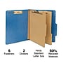Staples Moisture Resistant Classification Folder, 2-Dividers, 2.5" Expansion, Letter Size, Dark Blue, 10/Box (ST614620-CC)~#|#~566CD8B2-2860-4399-9F04F9E21205D1FF_sc7