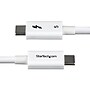 StarTech 3 ft. USB-C Cable, Male-to-Male, White (TBLT5MM1M240WWH)~#|#~566FDACC-474B-4B73-AB9DFBC4F992044E_sc7