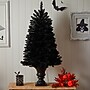 Nearly Natural Black Halloween Artificial Christmas Tree in Urn, 4' (T3261)~#|#~5672C390-BBBB-478B-B225B5C84D720092_sc7
