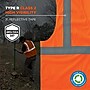 GloWear 8205HL-ECO High Visibility Sleeveless Vest, ANSI Type R Class 2, Orange, L/XL, (21995)~#|#~5673145F-CB0E-42EC-A1759620D62F318A_sc7