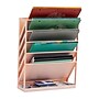 Mind Reader 5-Pocket Plastic Mountable Wall File, Letter Size, Pink (WALLANCH-PNK)~#|#~567344C3-59D5-4A14-B87179D0BED077AE_sc7