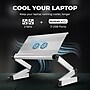 Uncaged Ergonomics WorkEZ Cool Laptop Riser, 18" x 11", Silver (WECs)~#|#~5678A90A-E7E7-4E0A-A77FC5DDB3FEF2E4_sc7