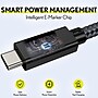 Overtime C92 6 ft USB-C to USB-C 240W Charging Cable, Black, 3/Pack (OCC92BK3PK)~#|#~5679C904-12A4-442D-B89095D799018013_sc7