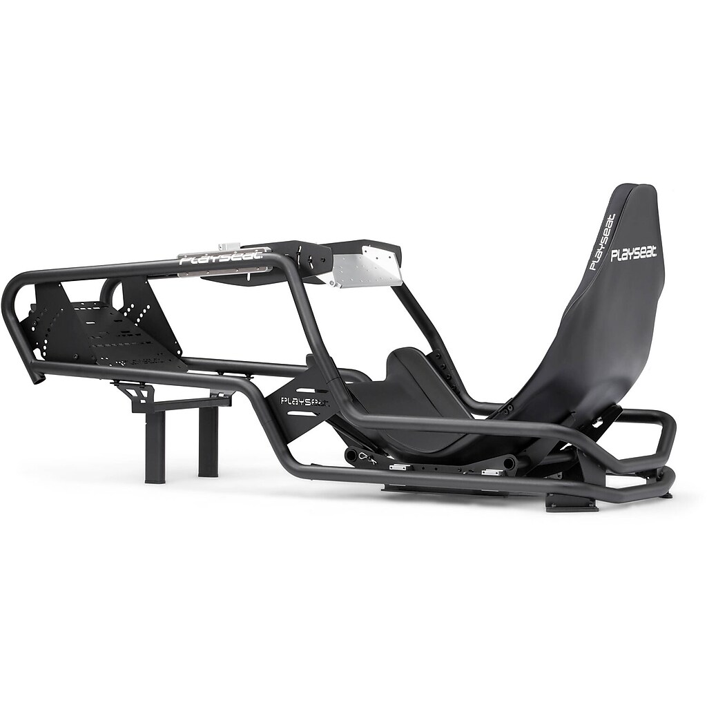 Side angle of Playseat Formula 1 Intelligence racing cockpit with seat