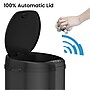 iTouchless Stainless Steel Round Sensor Trash Can with AbsorbX Odor Control System, Black, 13 Gal. (MT13RB)~#|#~567AAC7D-F418-4C6A-BDFEB8D449EDCB80_sc7