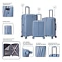 DUKAP Airley 3-Piece Hardside Spinner Luggage Set, TSA Checkpoint Friendly, Blue (DKAIRSML-BLU)~#|#~567D4A21-A071-4008-A791E46AC2304E1D_sc7