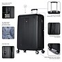 DUKAP Crypto 32" Hardside Suitcase, 4-Wheeled Spinner, TSA Checkpoint Friendly, Black (DKCRY00L-BLK)~#|#~567E1990-7F21-4A70-9B1C0701F9776F85_sc7