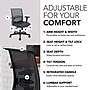 HON Convergence Vinyl Swivel Task Chair, Black (HONCMY1AUR10)~#|#~56816AC7-6692-472C-8AE72ECC36298CCA_sc7