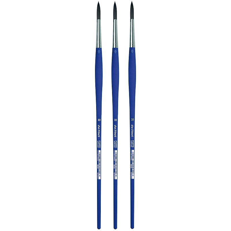 da Vinci FORTE-Acrylics Oil and Acrylic Synthetic Student Brush, 3 /Pack (DVXVA863010-3) image 1
