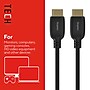 Staples TECH 6 ft. HDMI to HDMI Audio/Video Cable, Male to Male, Black (ST62477)~#|#~568B5ECA-FEB6-439A-BA9AEA479A2D5CBF_sc7