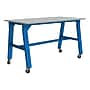 Learniture Ideate Series Rectangular Activity Table, 72" x 36", Laminate, North Sea/Brilliant Blue (LNT-NOR3006-BB-PK-SO)~#|#~568C6E57-799D-4257-9DE624BF0EEFD0A1_sc7