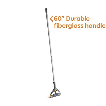 Coastwide Professional™ 60" Side Gate Fiberglass Wet Mop Handle, Plastic Head (CW56773)