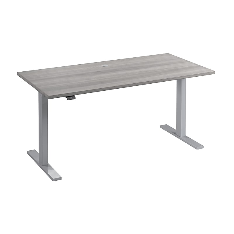 Bush Business Furniture Move 60 Series 60"W Adjustable Standing Desk, Platinum Gray/Cool Gray Metallic (M6S6030PGSK) image 1
