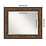 Amanti Art Ballroom Bronze Frame Wall Mirror, 29.5" x 35.5" (A42674593584)~#|#~5697FCE1-25A4-4ED3-9A059F14D9FCCCC8_sc7