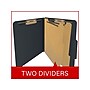 Medical Arts Press Pressboard Classification Folder, 2 Dividers, 2" Expansion, Letter Size, Black, 10/Box (DV-T42-26-3BLK)~#|#~569D57D7-98EC-44D9-9E3A9C60867B4D2E_sc7
