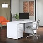 Bush Business Furniture Studio C 72"W Bow Front Desk with Mobile File Cabinets, White (STC012WH)~#|#~569F226F-2F4F-474C-828C0105B51D161A_sc7