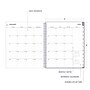 Planning Calendar BS Rue Du Flore Frosted PP 8x10 RY26 Monthly Safety Wirebound -~#|#~56A248BC-B03C-4087-A9128B5CB4BD81F9_sc7
