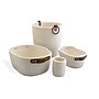 Martha Stewart Fabric Basket with Handles, Cream (MS111C)~#|#~56A25D44-5AC2-4C36-8F98E45FC2D8EFA2_sc7